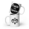 White glossy Fuckthe mug